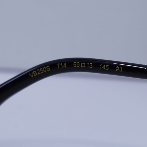 Victoria Beckham VB250S 714 Rectangle Sunglasses – Gold/Grey - Picture 8 of 10